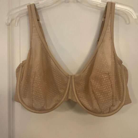 ThirdLove unlined, modern mesh, scoop bra, lace size 38F - Picture 3 of 7